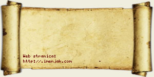 Andjelina Žerić vizit kartica